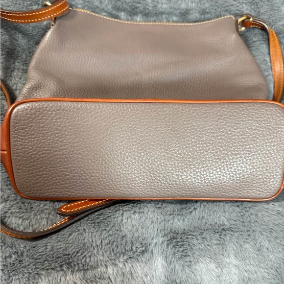Dooney & Bourke Gray and Brown Crossbody Bag - Picture 3 of 9